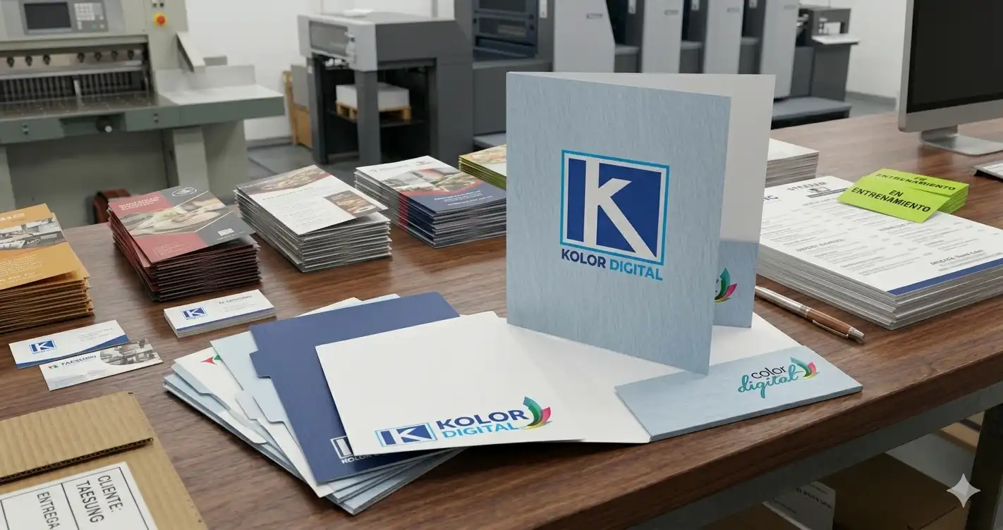 Folders y carpetas corporativas
