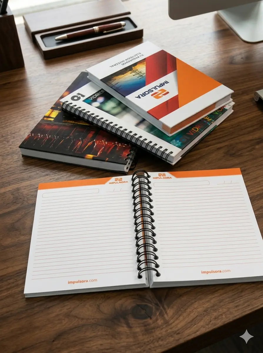 Libretas corporativas pasta dura